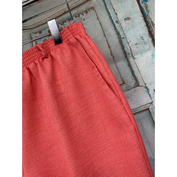 Alfred Dunner Womans Orange Pants Size 12 - Picture 2 of 5